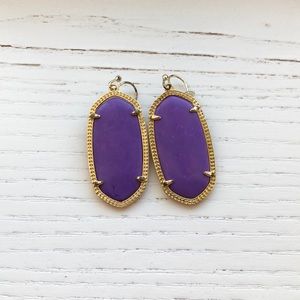Discontinued Lavender Elle Drop Earrings